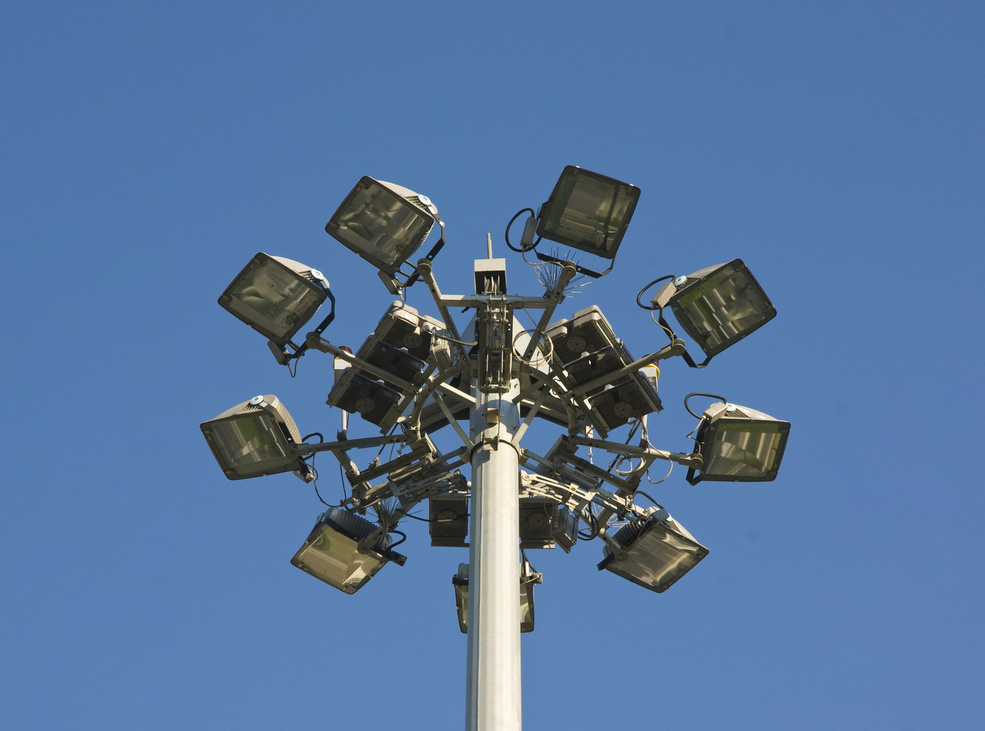 Square lighting high pole lamp