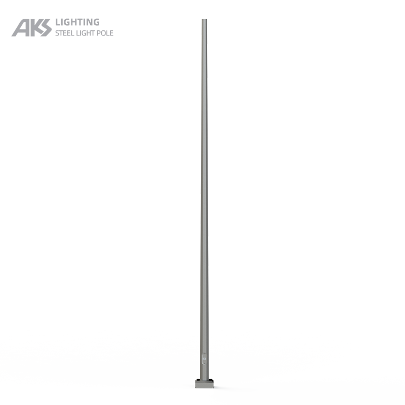  Metal octagonal taper hot dip galvanized straight light pole