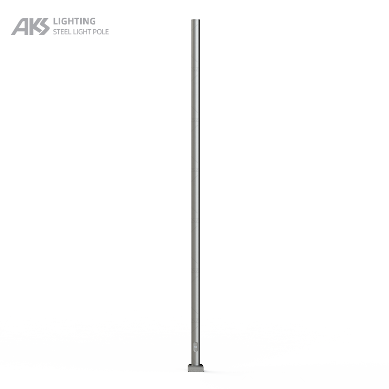  Metal round hot dip galvanized straight light pole